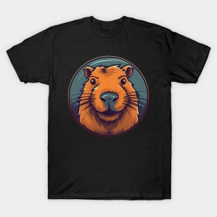 Positive orange capybara T-Shirt